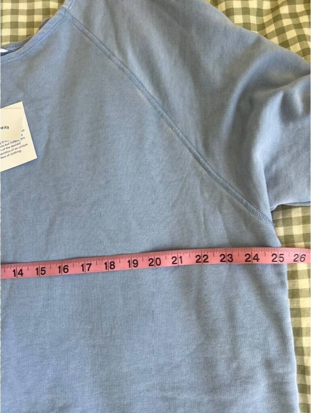 NWT Joy Lab Cropped Sweatshirt Women's XXL Blue Athleisure Workout Lounge Yoga - Picture 7 of 9